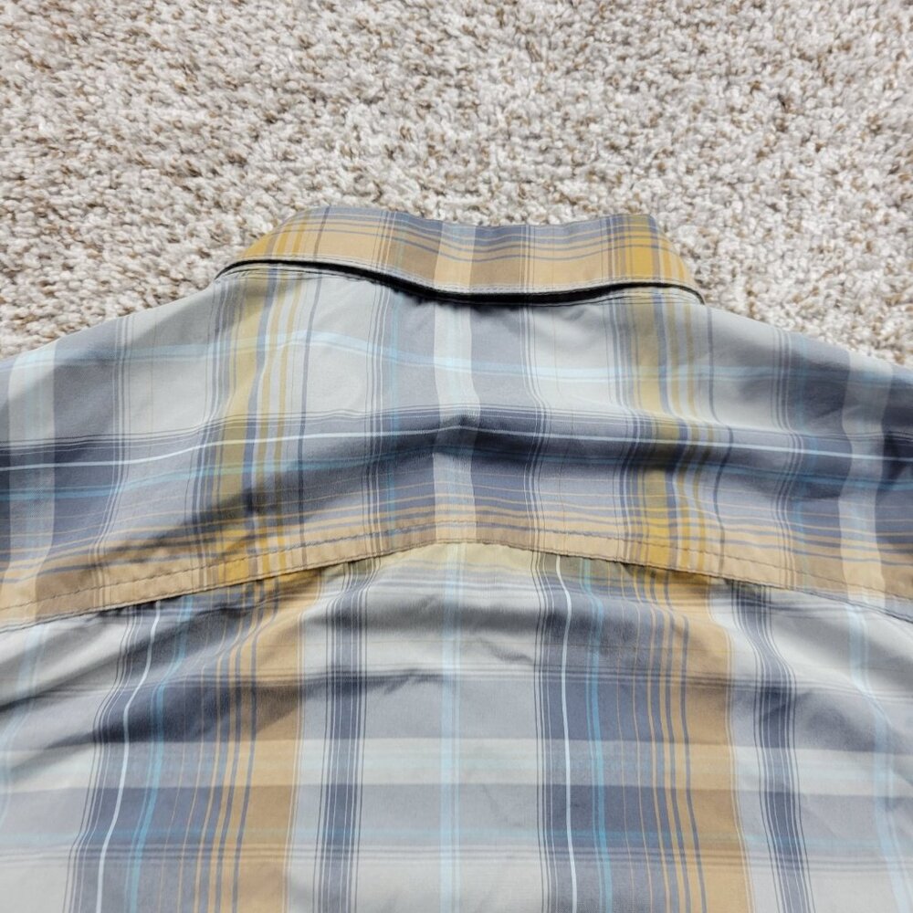 Kuhl Shirt Men’s Small Plaid Short Sleeve Hiking Button Up - Picture 7 of 8